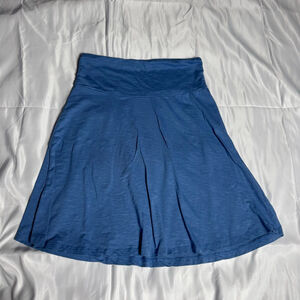 Women's Horny Toad Blue A-Line Skirt S